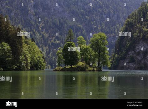 Lake Königssee Bavaria Germany Stock Photo Alamy