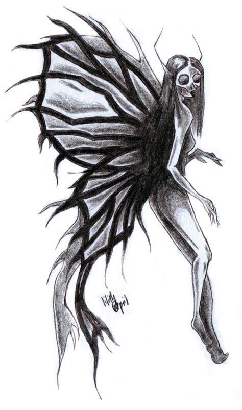 Dark Fairy By Lilith April Gothic Fairy Tattoo Fairy Tattoo Fairy