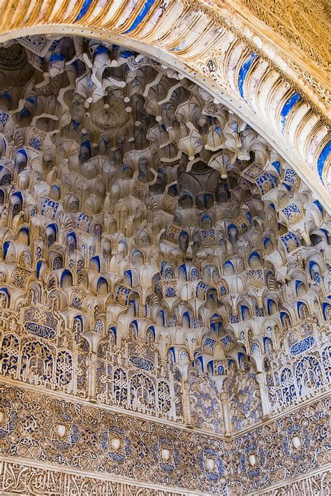 Intricate Tile Alhambra Palace Granada Spain Photograph By Jon