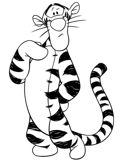 Tigger Coloring Pages Google Search Cartoon Coloring Pages Disney