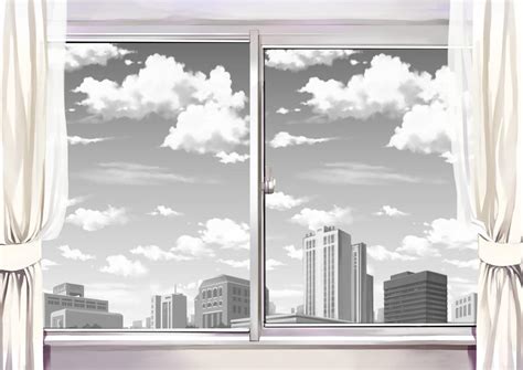 Manga Window With City Background By Guswindo On Deviantart