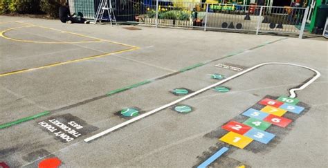 Key Stage 3 School Playground Marking