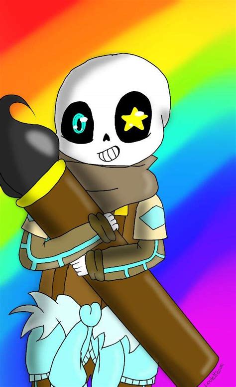 Ink!sans ink!sans is an out!code character who does not belong to any specific alternative universe (au) of undertale. Ink sans | Undertale - Français UT-FR Amino