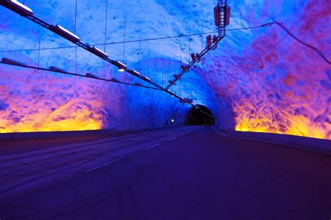 Laerdal Tunnel In Norway The Longest Road Tunnel In The World