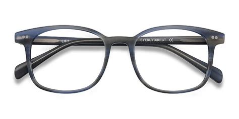 Lift Blue Striped Acetate Eyeglasses Eyebuydirect