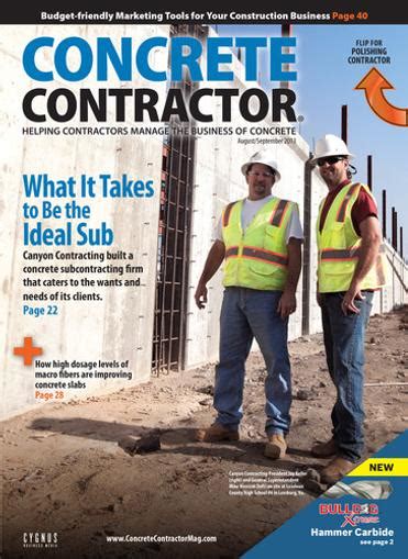 Concrete Contractor Magazine Subscription Discount - DiscountMags.com