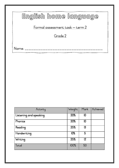 Grade 2 Assessments Tasks Term 2 • Teacha