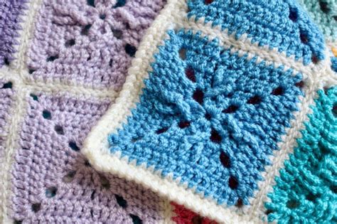 Abstract Blanket Cal Crochet Bella Coco Granny Square