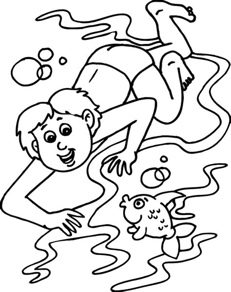 Pool Float Coloring Page Shaumylaisatou