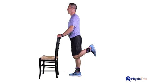 Standing Hamstring Curls With Weight Youtube