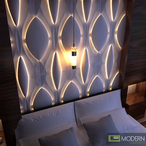 Modern Design Led Lit 3d Wall Panel Led 3dwalldecor Led 3dboard Led