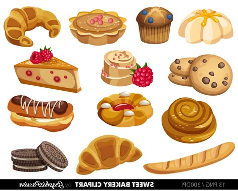 Kitchen Clipart Bakery Baking Clipart Food Sweets Ice