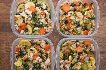 I've played around with the method and the ingredients and have found when the pasta cooks in chicken stock it lends the best flavor. Meal-Prep Garlic Chicken And Veggie Pasta Recipe by Tasty ...