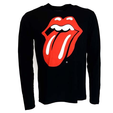 The Rolling Stones Classic Tongue Long Sleeve T Shirt Official Licensed