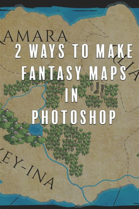 2 Ways To Make Fantasy Maps In Photoshop Auden Johnson