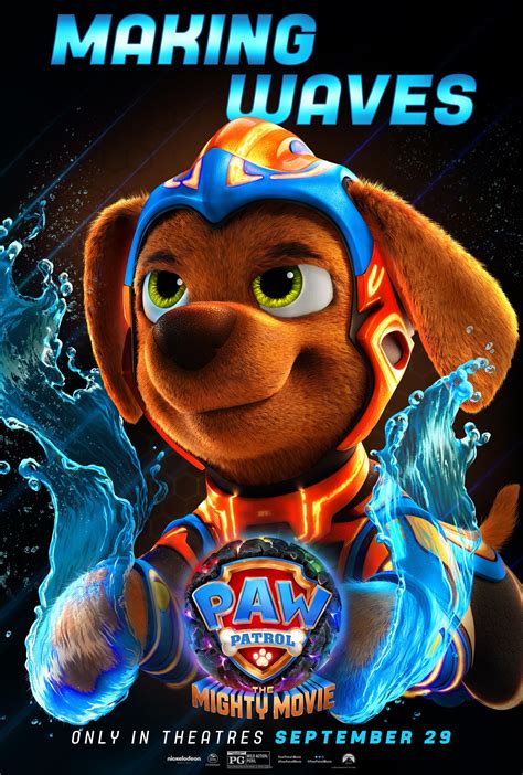 Paw Patrol The Mighty Movie Character Posters Released