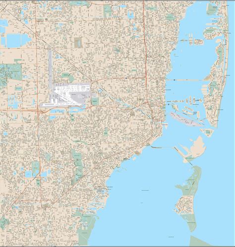 Miami Florida Map