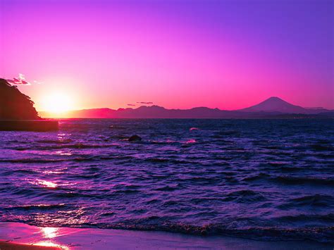 1400x1050 Beautiful Evening Purple Sunset 4k 1400x1050 Resolution HD 4k Wallpapers, Images ...