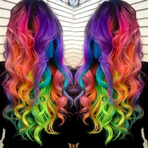 30 deeply emotional and creative emo hairstyles for girls rainbow hair hair styles cool hair