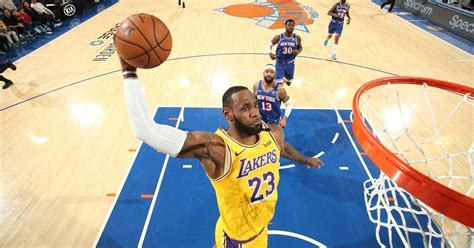 Lakers Vs Knicks Final Score Lebron James Gets His Redemption At