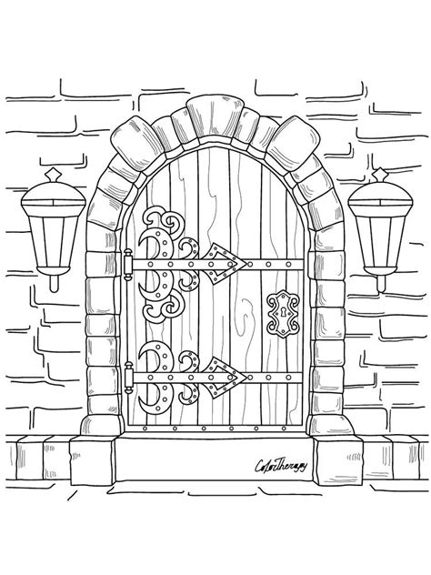 Free Printable Door Coloring Pages For Kids In 2022 Coloring Pages