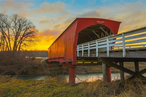 Covered Bridges In Madison County Iowa Hogback Covered Bridge