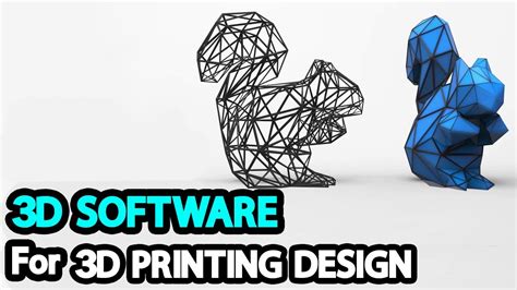 Best Cad Design Software For 3d Printing Youtube