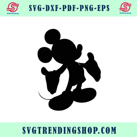 Mickey Silhouette Svg Free 1515 Svg Png Eps Dxf File Free Svg Download