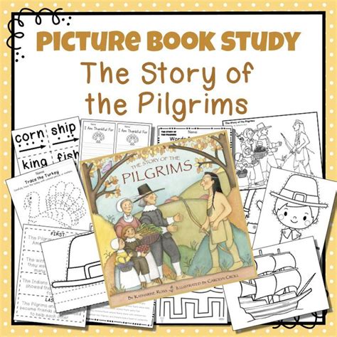 Book Study The Story Of The Pilgrims Book Study Pilgrim Activities