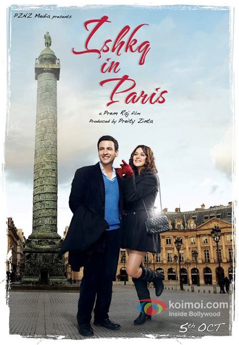 Ishkq In Paris Movie Posters Starring Preity Zinta And Rhehan Koimoi