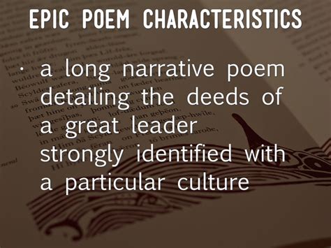 The Epic Poem And Epic Hero By Lauren Brittenham