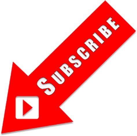 Arrow Youtube Subscribe Subscribe Button With Arrow Free