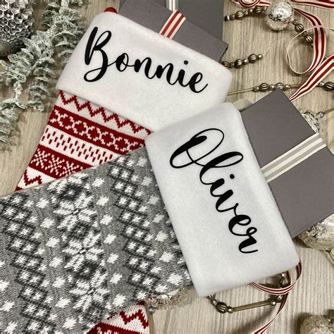 Personalised Red Fairisle Christmas Stocking By Shindigg