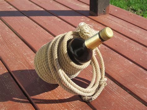 Lariat Rope Wine Or Liquor Bottle Holder Etsy Lariat Rope Crafts