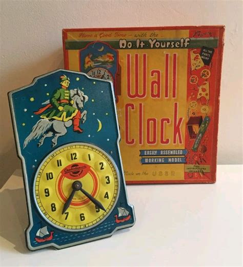 You can ensure the power supply either with a (cut. Codeg Do It Yourself Wall Clock childs clock kit (With ...