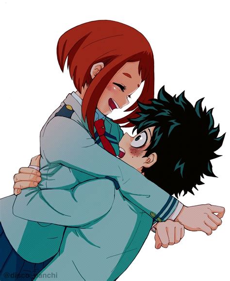 Midoriya Izuku And Uraraka Ochako Anime Boku No Hero Academia Hero