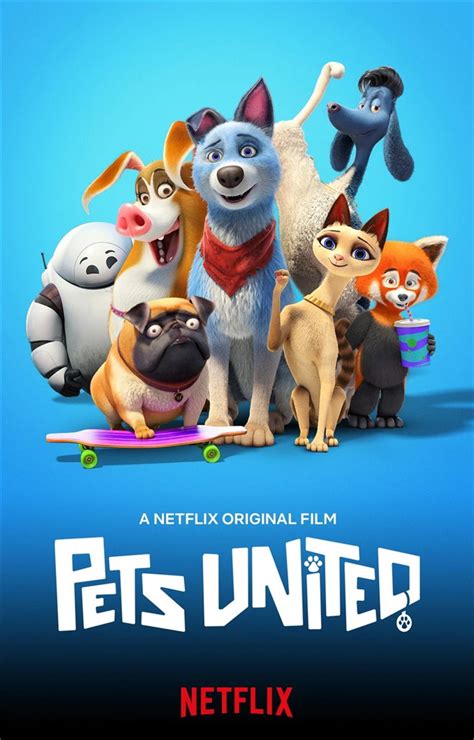 Pets United Netflix Movie Large Poster