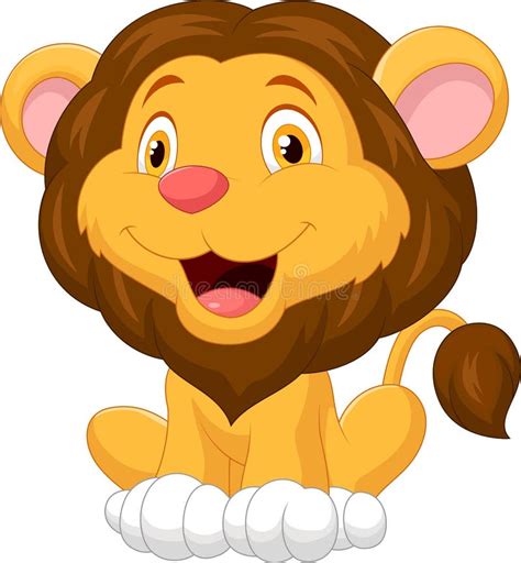 Cute Lion Cartoon Stock Vector Illustration Of Cartoon 30939131