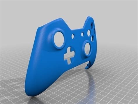 3d Printed Xbox One Controller Faceplate By Milkymighty Pinshape