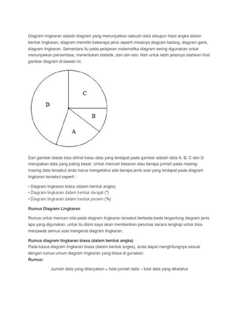 Materi ini diajarkan di kelas 5 dan kelas 6 sd pada pelajaran matematika sesuai kurikulum 2013 semester 2. 11++ Contoh Soal Diagram Lingkaran Kelas Xii Smk ...