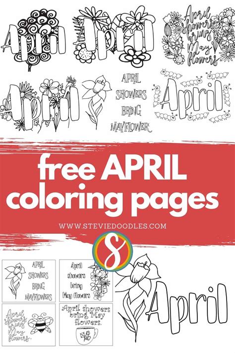 april free printable coloring page classic stevie doodle — stevie doodles