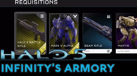 Halo 5 Guardians Infinitys Armory Req Pack Opening All New Items
