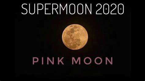 Dubbed the super pink moon, this full moon appeared larger and brighter than usual because the photographer bill funcheon snapped the super pink moon of april 7, 2020, from new jersey as it. pink moon |April's 'pink moon' is the biggest supermoon of 2020|Super pink moon 2020 ...