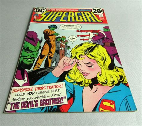 Vintage Supergirl Comic Book No 5 The Devils Etsy