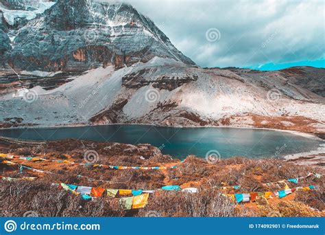 Five Colors Lake At Doacheng Yading National Park Sichuan China Last