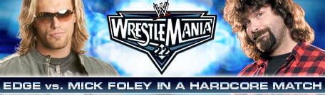 D As Luchas A Os De Wrestlemania Edge Vs Mick Foley Superluchas