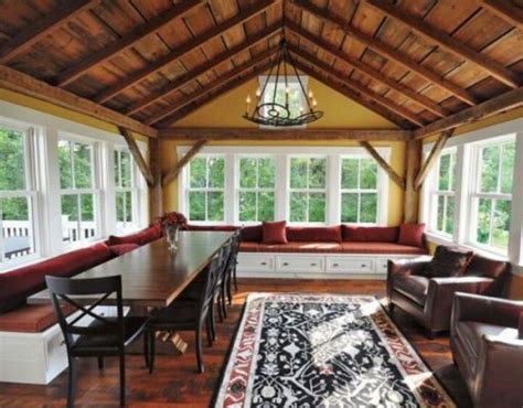 A four season sunroom is an enclosed room addition that is designed to allow you to access and enjoy the outdoors, no matter what the weather might be. 4 Season Porch Addition Cost — | Seasonal room, Four ...