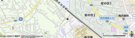 埼玉県所沢市山口5の地図 住所一覧検索｜地図マピオン