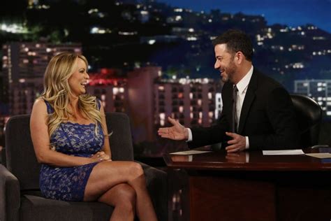 see stormy daniels on jimmy kimmel live porn star interview video