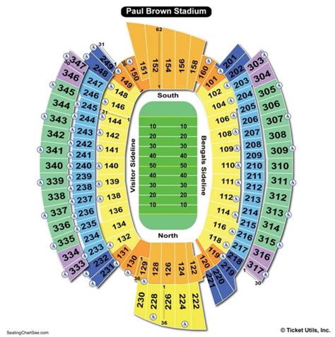 Paul Brown Stadium Seating Chart Seating Charts And Tickets